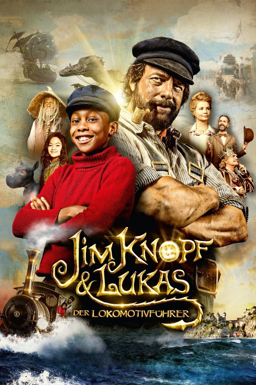 Poster phim Chuyến Phiêu Lưu Của Jim Cúc Quần Lukas Và Đầu Máy Hơi Nước trên Phim Mới