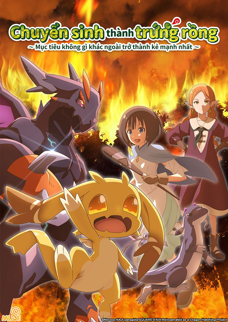 Xem Phim Chuyển Sinh Thành Trứng Rồng – Mục Tiêu Không Gì Khác Ngoài Trở Thành Kẻ Mạnh Nhất (Tensei shitara Dragon no Tamago datta) Vietsub HD Online